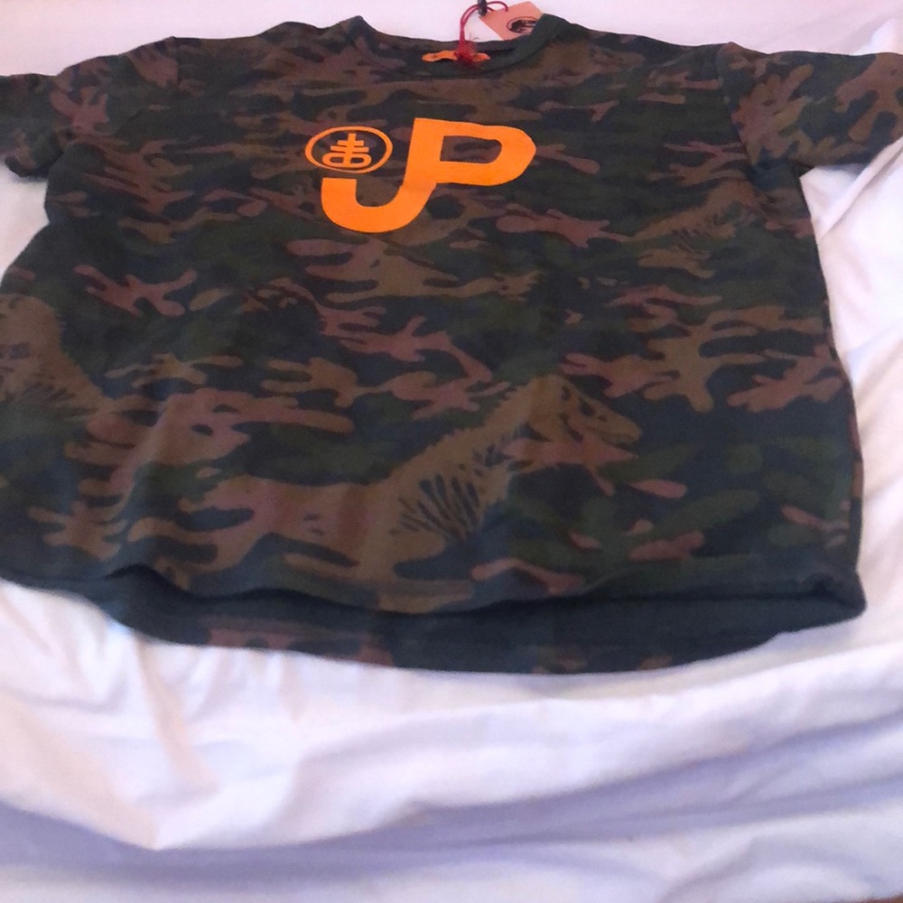 Drop Dead Jurassic Park Camo Shirt Medium
